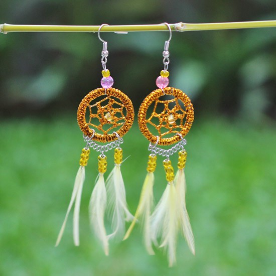 Gold Dream Catcher