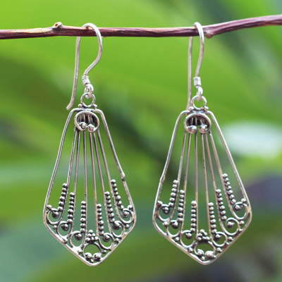 Wire stick earrings