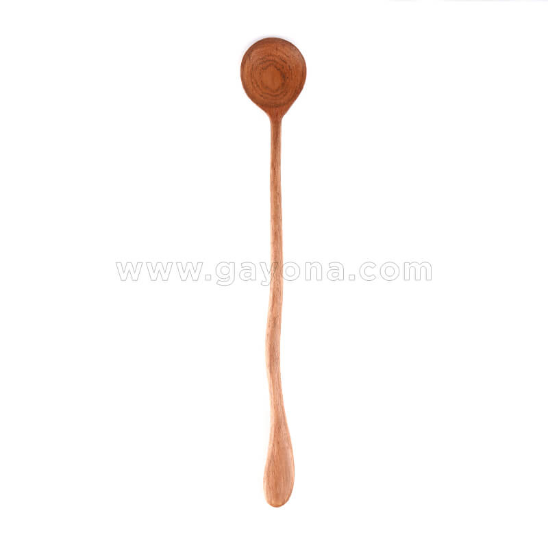 Long Wavy Coin Spoon