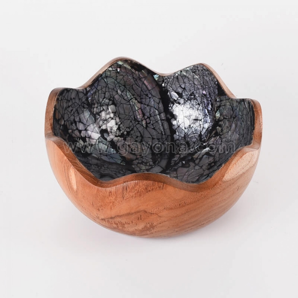 'Black Flower Bowl