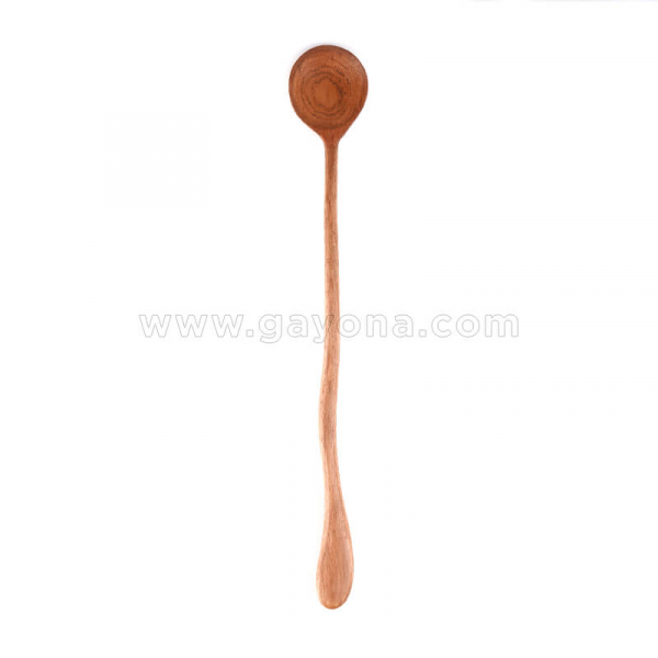 'Long Wavy Coin Spoon